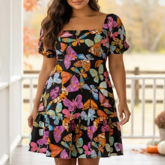 NEW Princess Highway Moth Mini Dress in Size US 12 - Picture 1 of 7